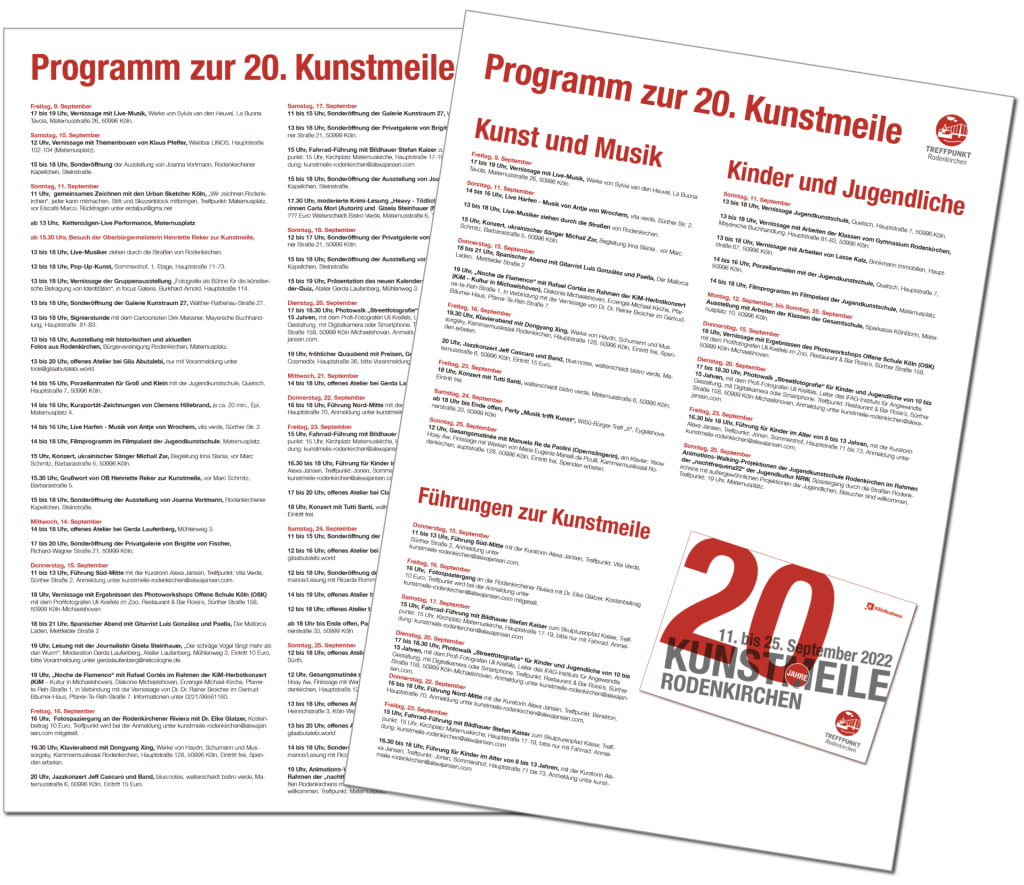 20. Kunstmeile Rodenkirchen • Kunst, Künstler, Events 1
