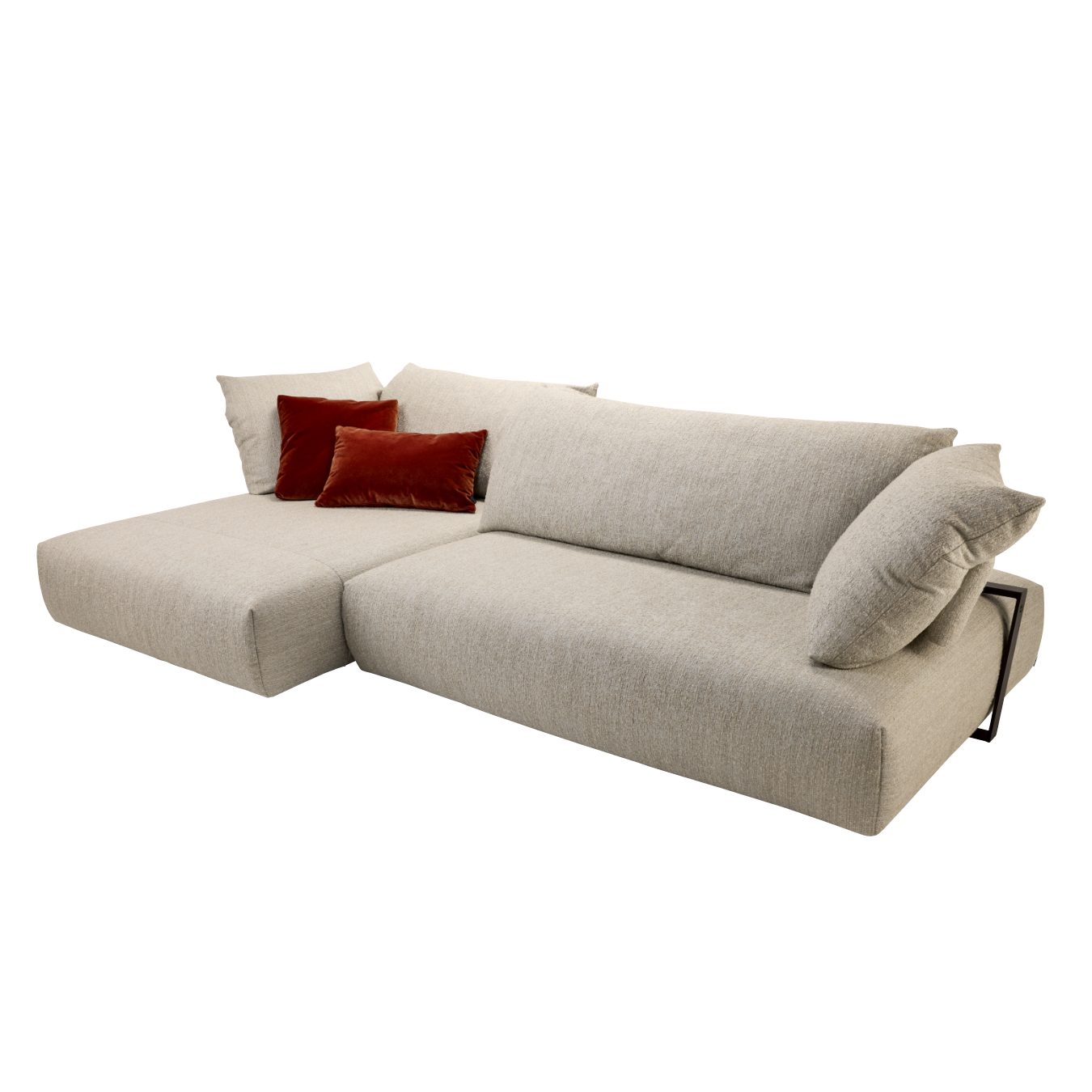 DESIGN STATEMENT Elegantes Funktionssofa »Ginko« von Bullfrog – stufenlose motorische Sitztiefenverstellung und individuelle Material- und Farbauswahl. Erhältlich ab Ende Juli bei LIVING WOHNDESIGN BY TERRY PALMER